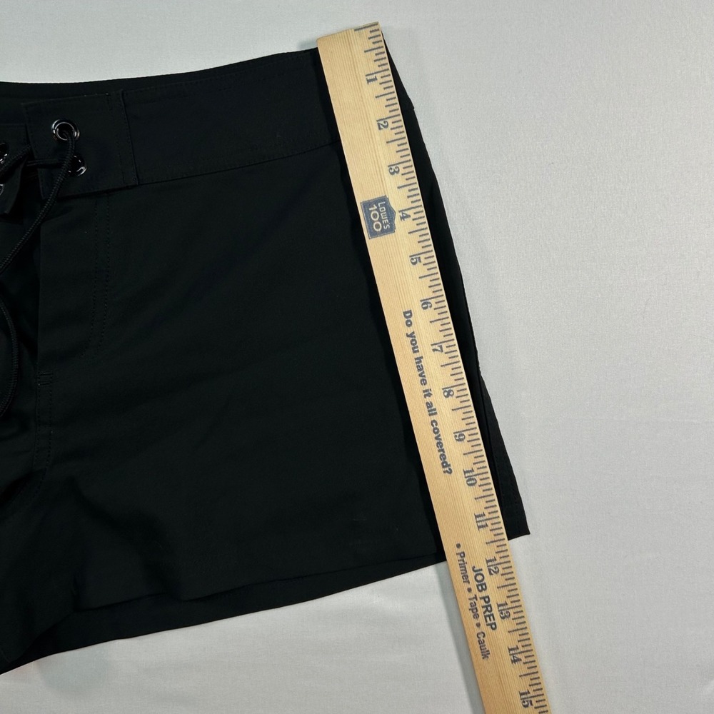Jag Womens Black Lace Up Board Shorts Swim Trunks Cargo Pocket Size P Petite - Picture 6 of 8